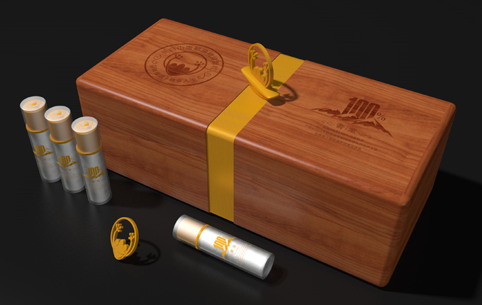 碧延堂奢寵雪蛤粉養(yǎng)生藥品包裝設計